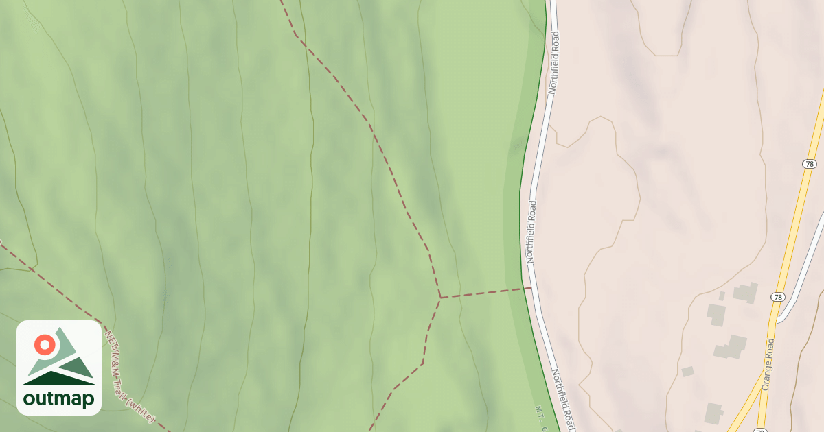 Map of Round the Mountain Trail