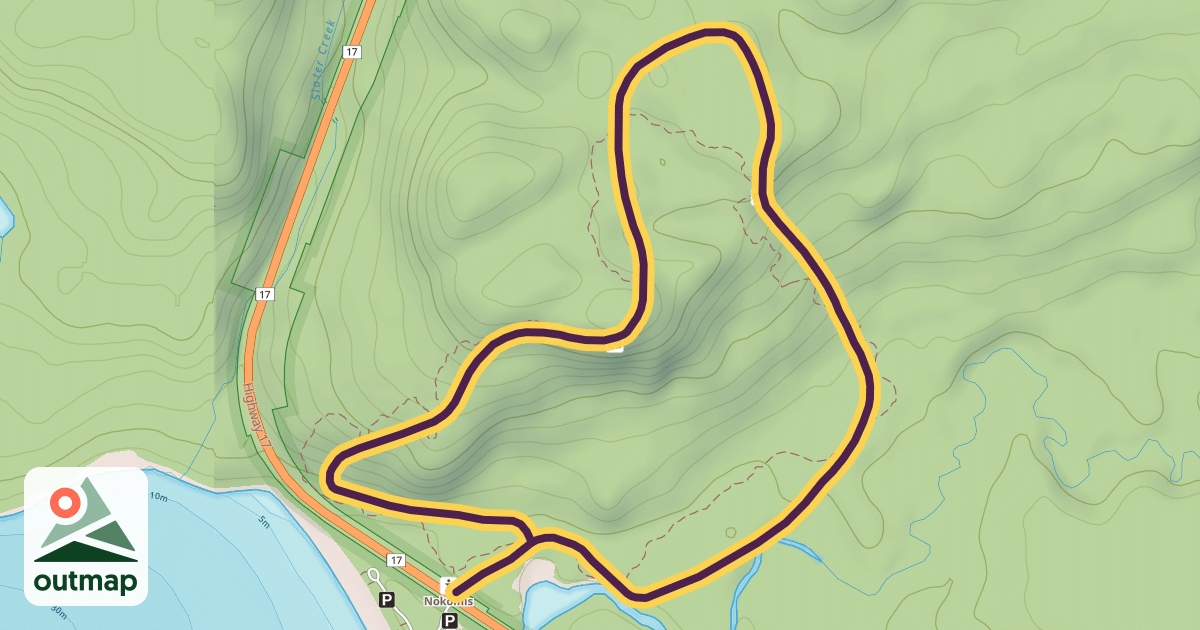 Map of Nokomis Trail