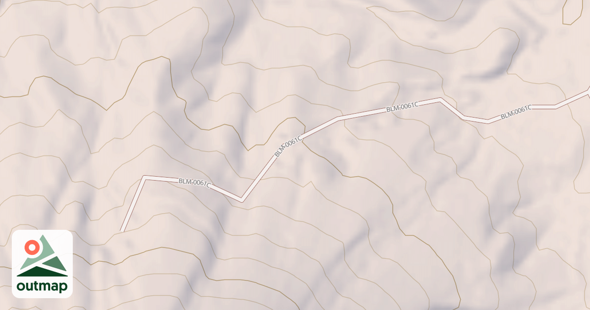 Map of BLM National GTLF Public Motorized Roads 019316f5-b005-40aa-812a-9a184b44a39f