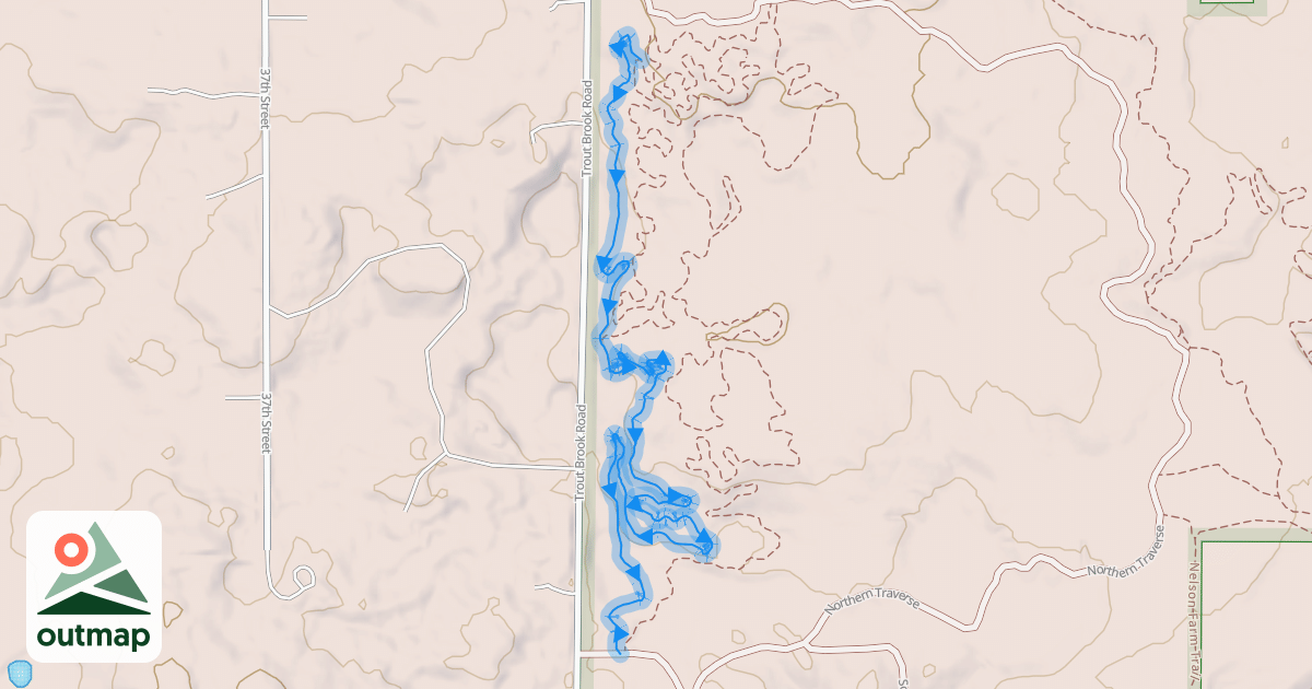 Map of Howling Coyote Downhill