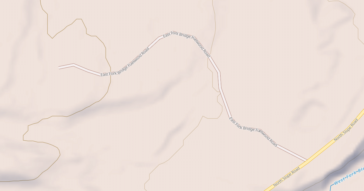 Map preview of EAST FK BRIDGE FUELWOOD