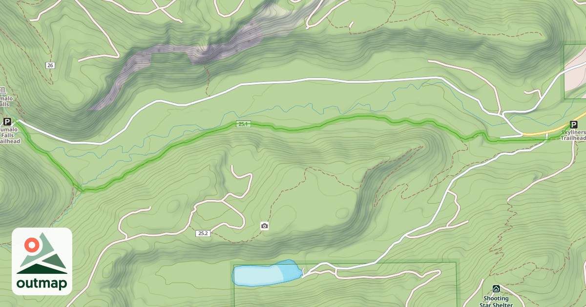 Map of Tumalo Creek Trail #25.1