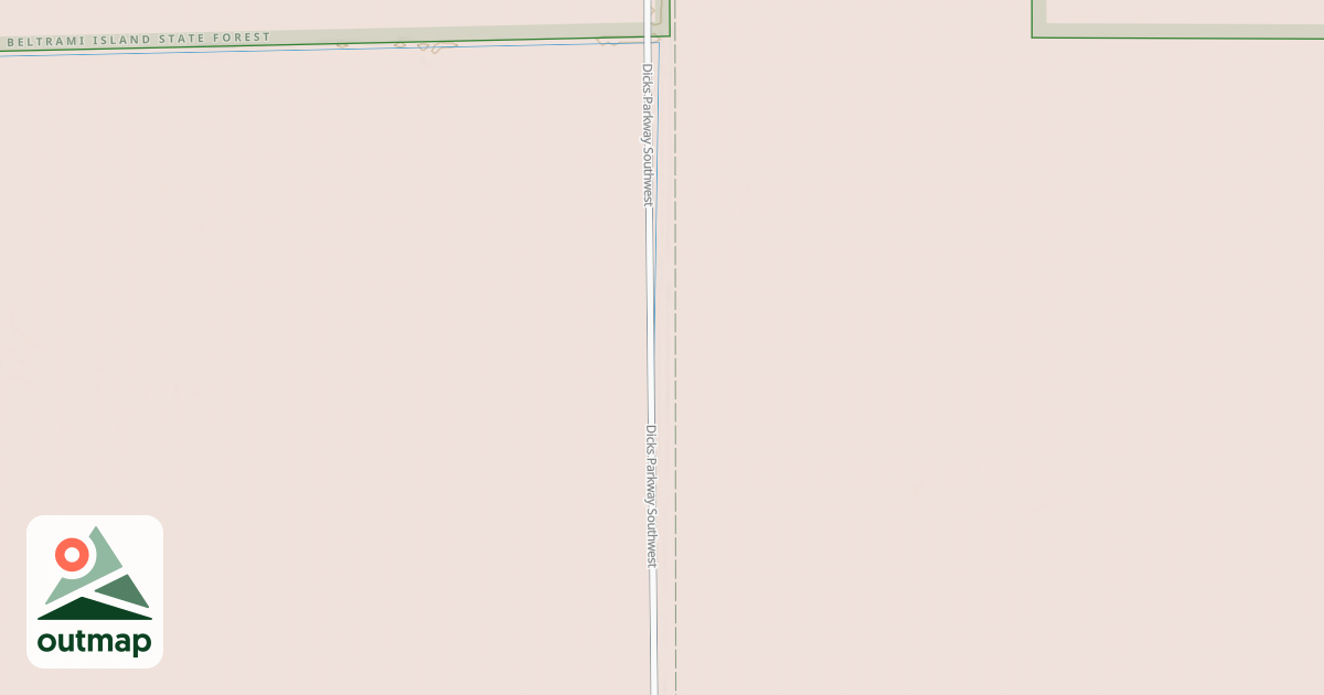 Map of Warroad/Roseau Trails