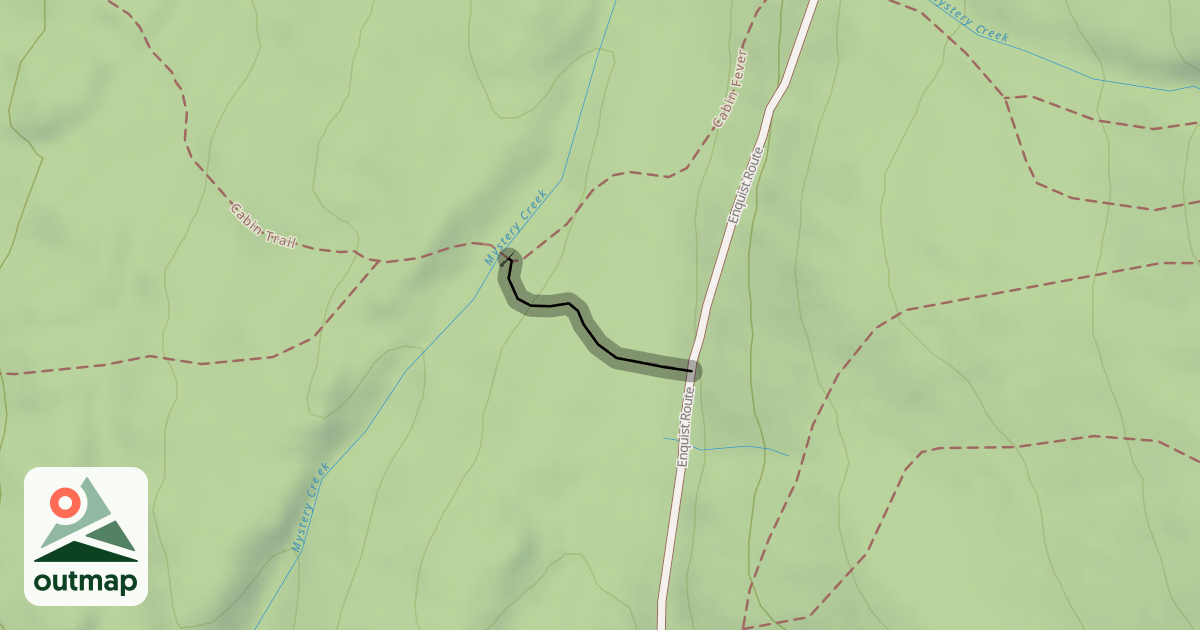 Map of Cabin Trail