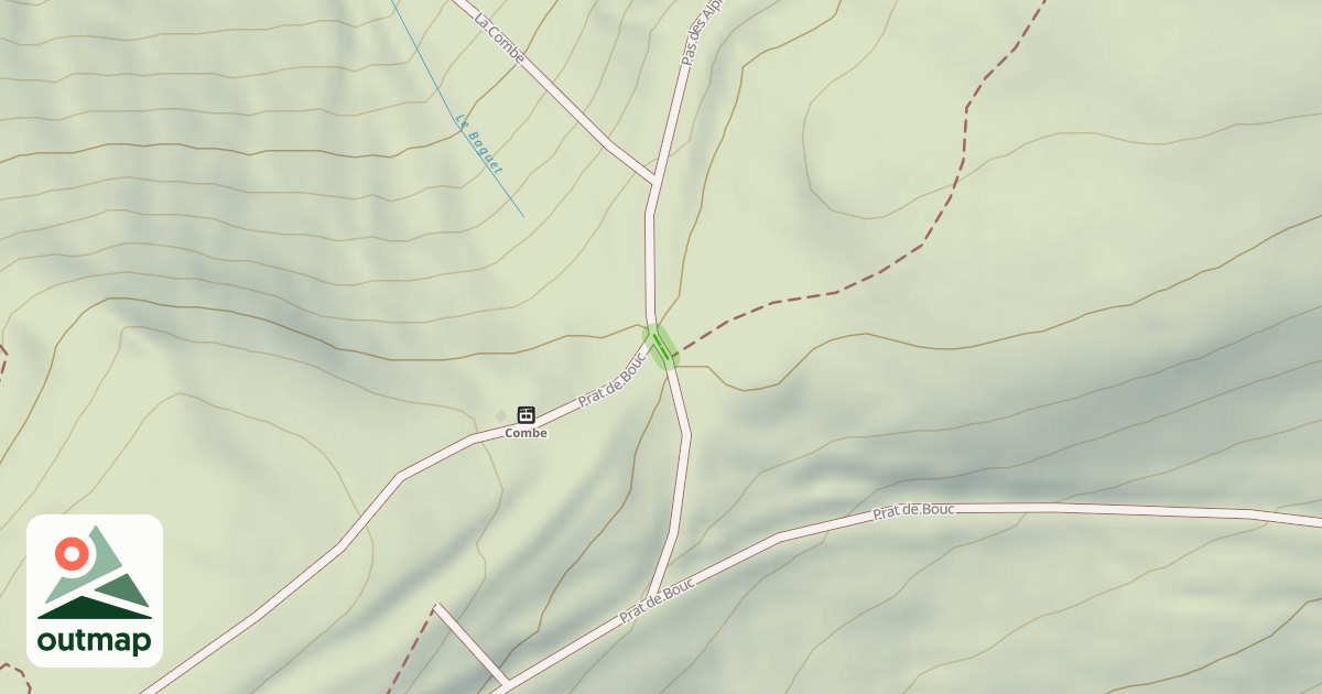 Map of Prat de Bouc