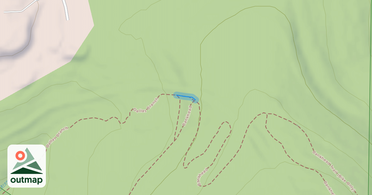 Map of Dallas Branch (Bike only)