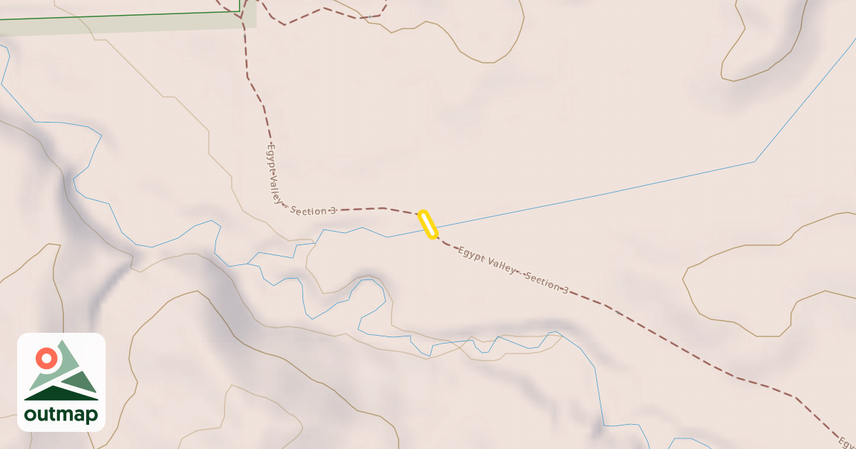 Map of Egypt Valley - Section 3