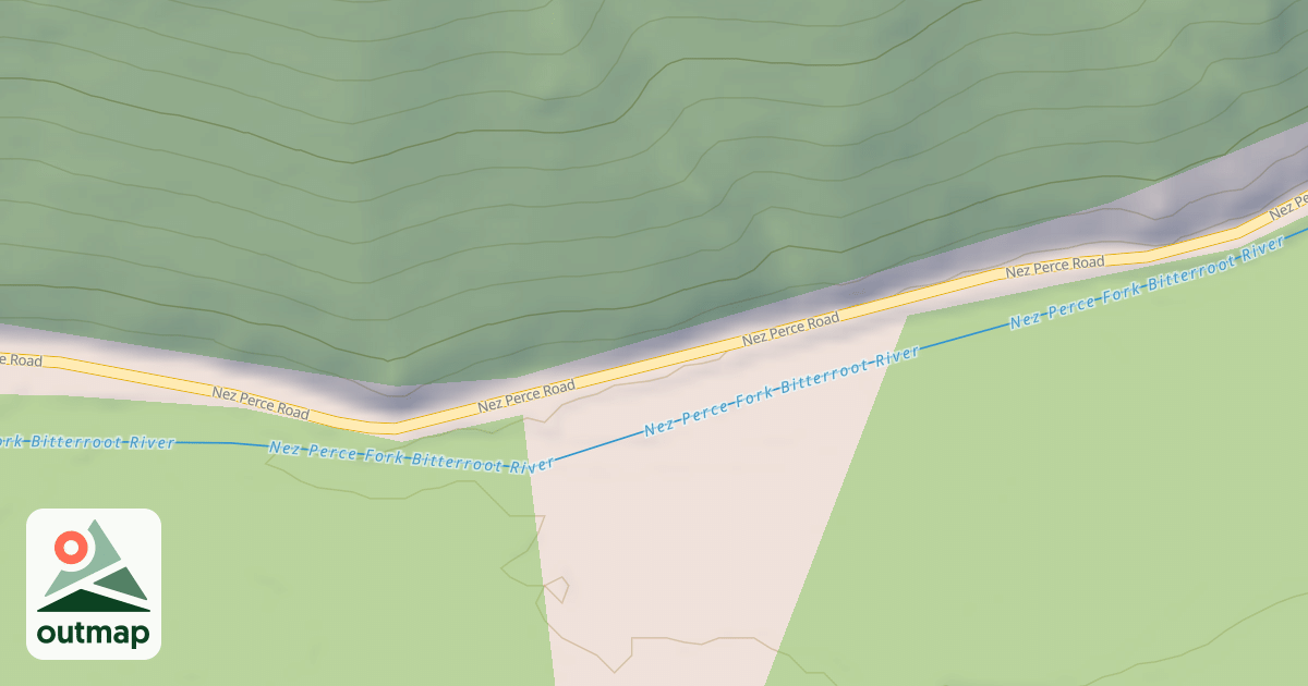 Map of (FDR) NEZ PERCE TRAIL