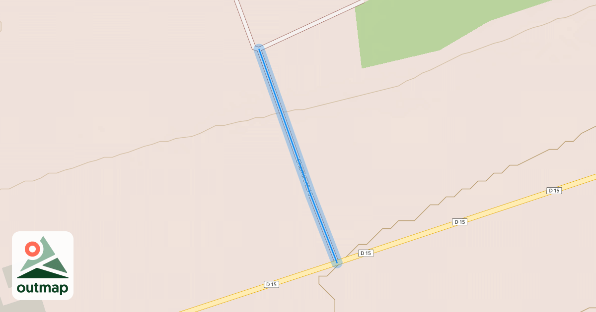 Map of Chemin n° 15