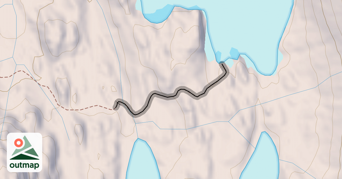 Map of Rock Lake Trail