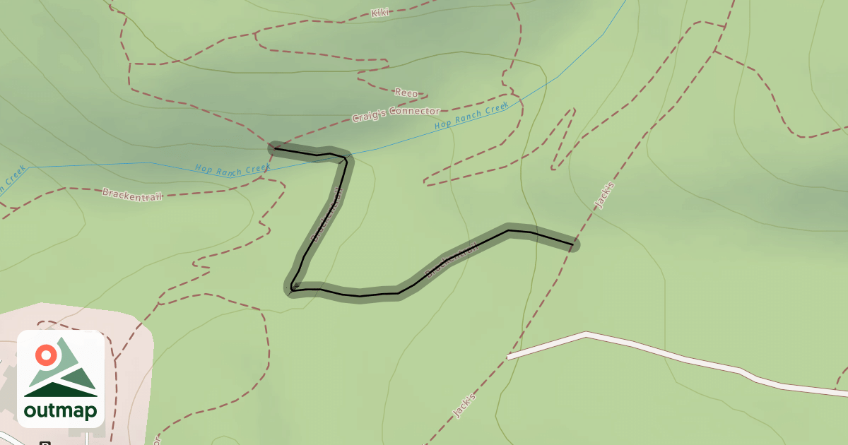 Map of Brackentrail