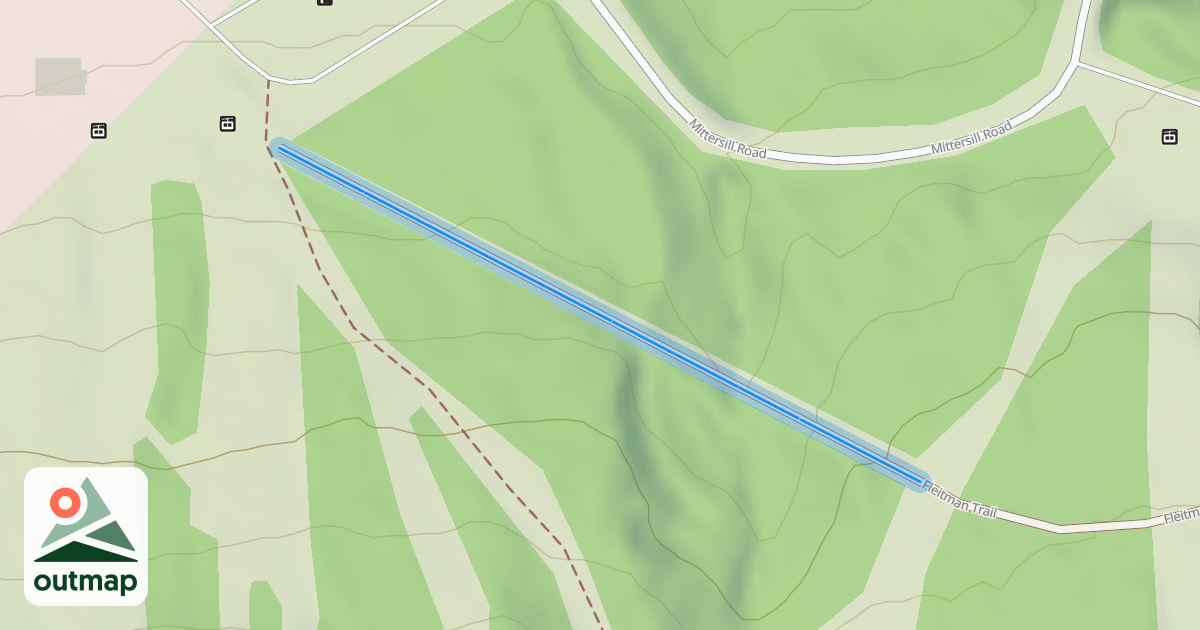 Map of Fleitman Trail