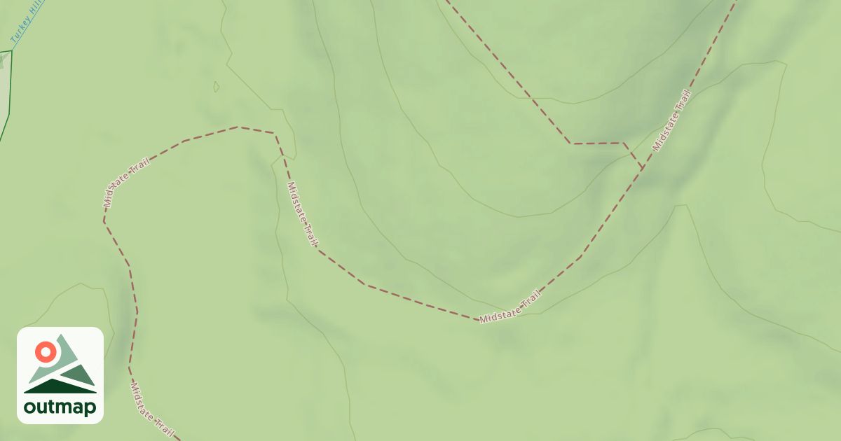 Map of Midstate Trail