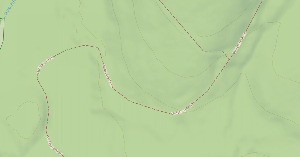 Map preview of Midstate Trail