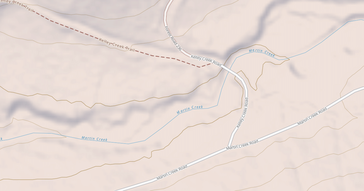 Map preview of KELLEY CREEK