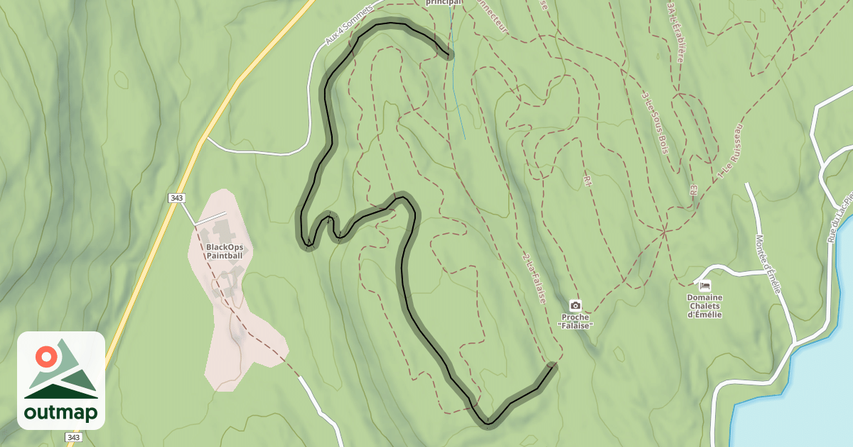 Map of 4 Le Versant