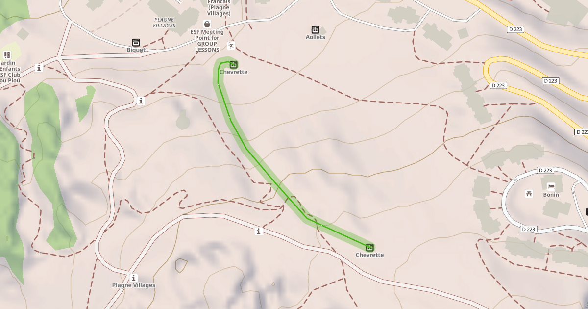 Map preview of Chevrette