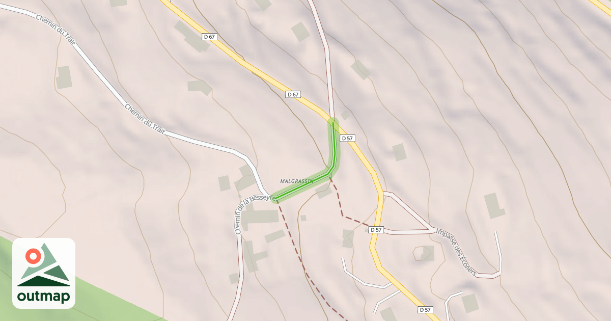Map of Chemin de la Besseyre