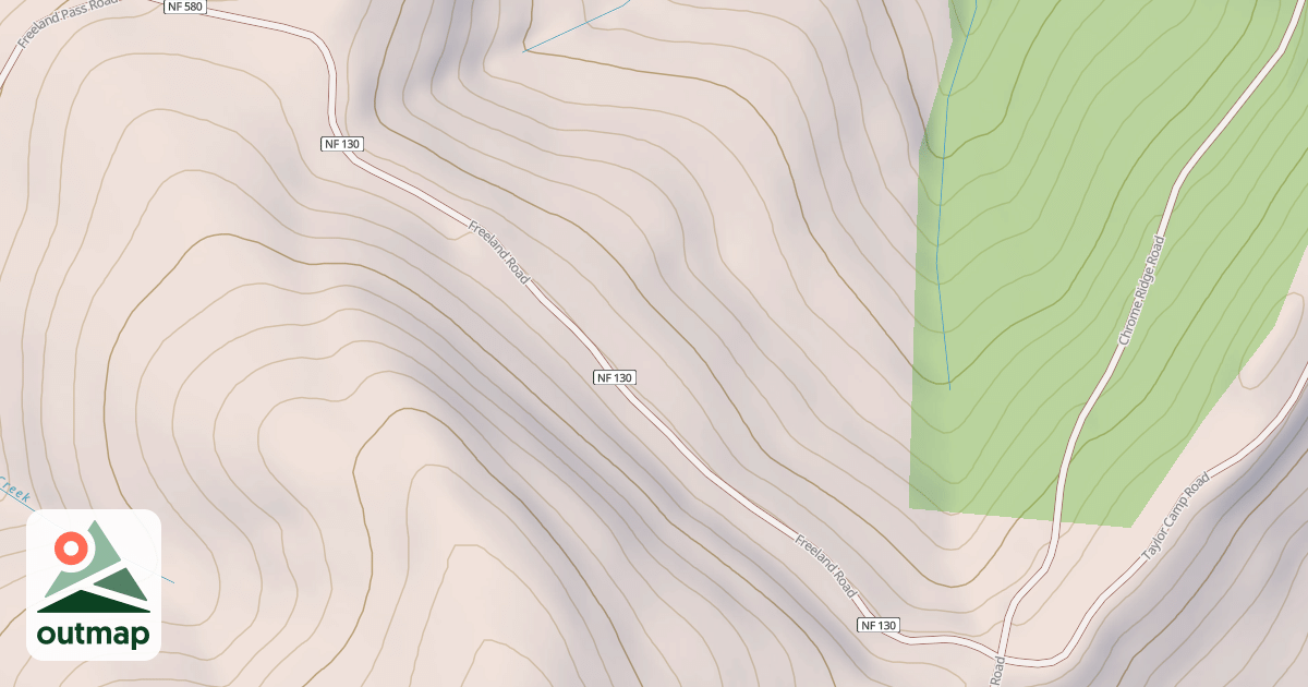 Map of FREELAND