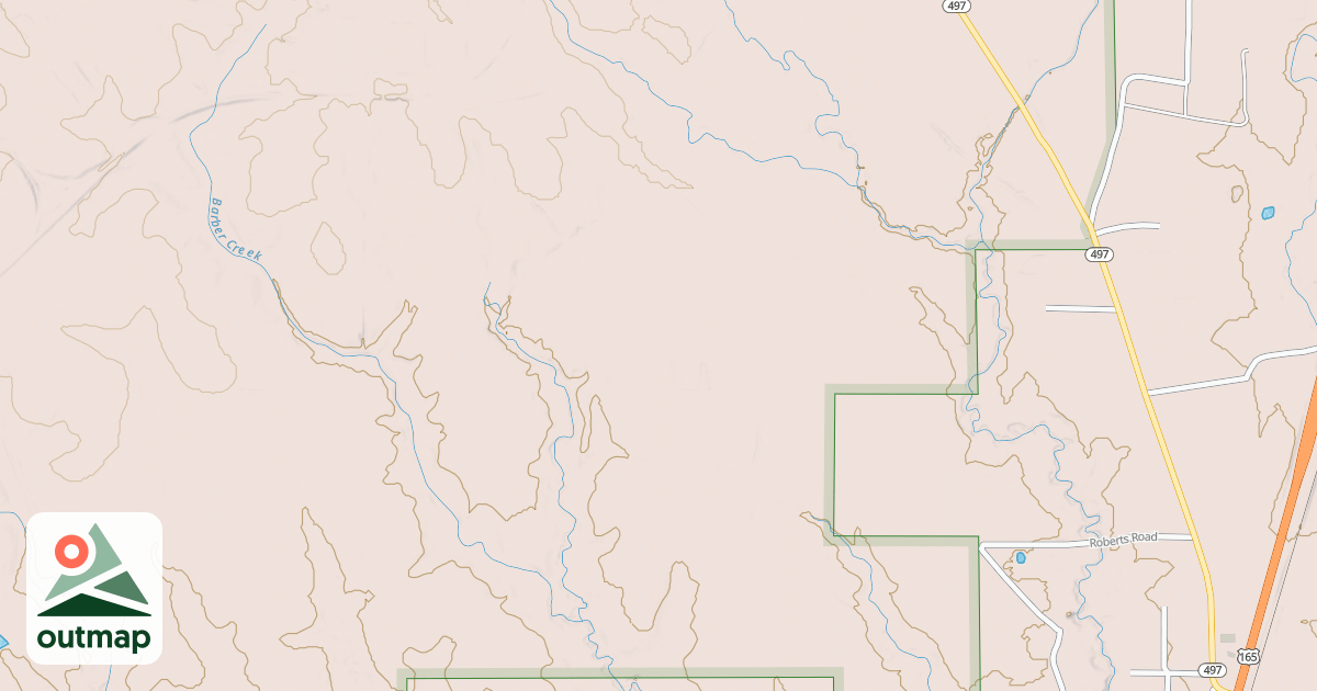 Map of PERKINS CREEK
