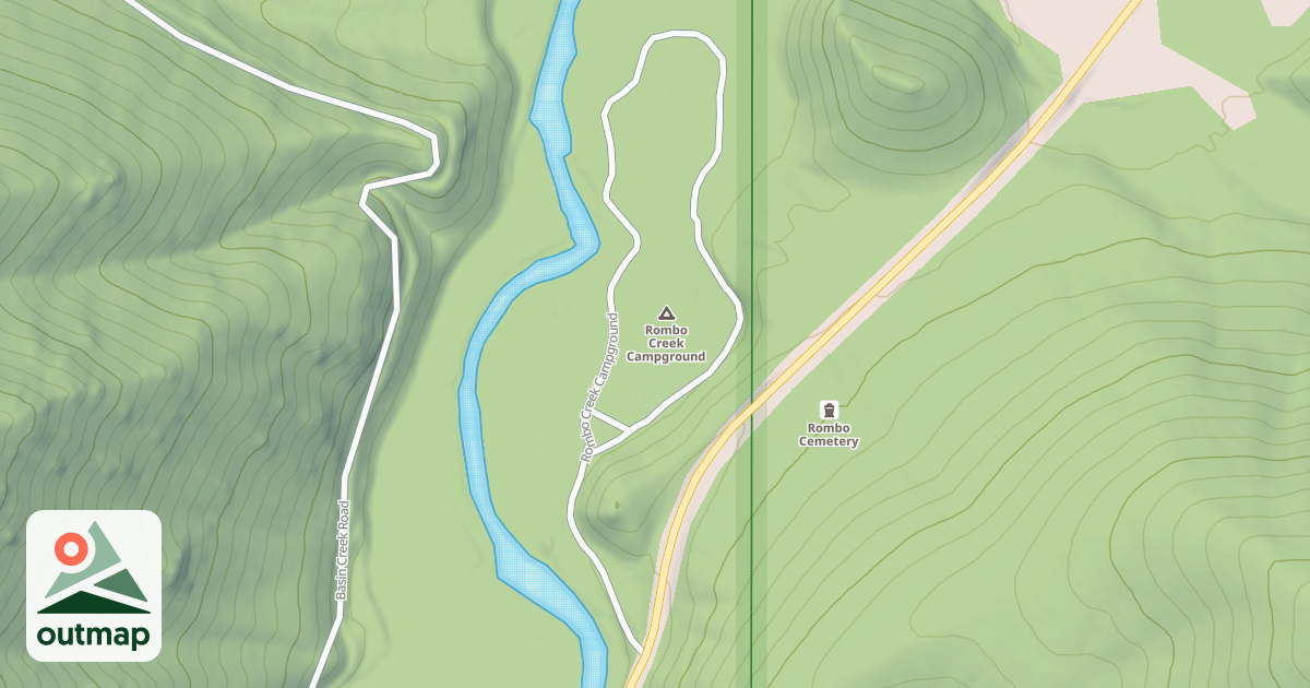 Map of (FDR) ROMBO CAMPGROUND