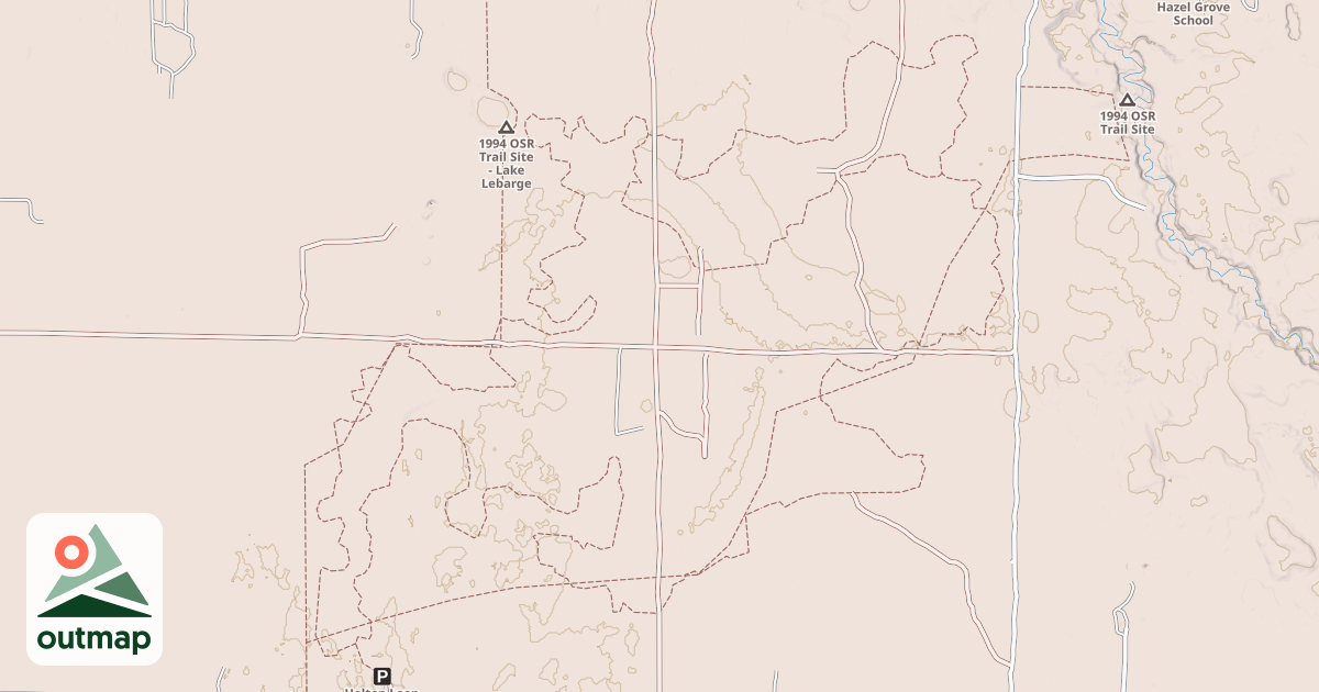 Map of Holton Motorcycle Trail