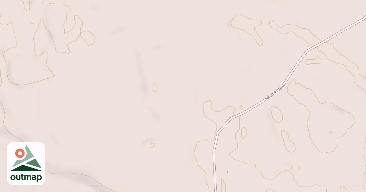 Map of AMIK LAKE SPUR 3803