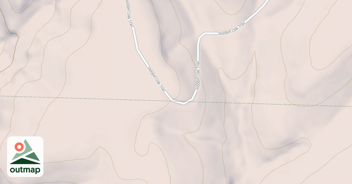 Map of Stoopin Oak Trail