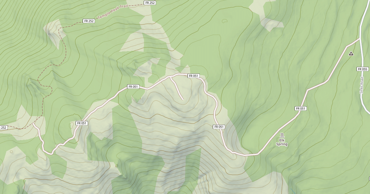 Map preview of ELK SPRINGS