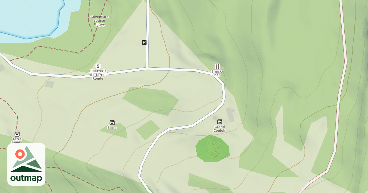 Map of Piste de luge