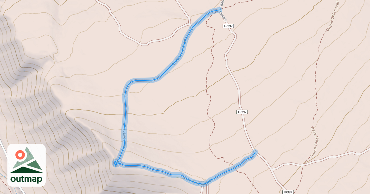 Map of China Tower Trail