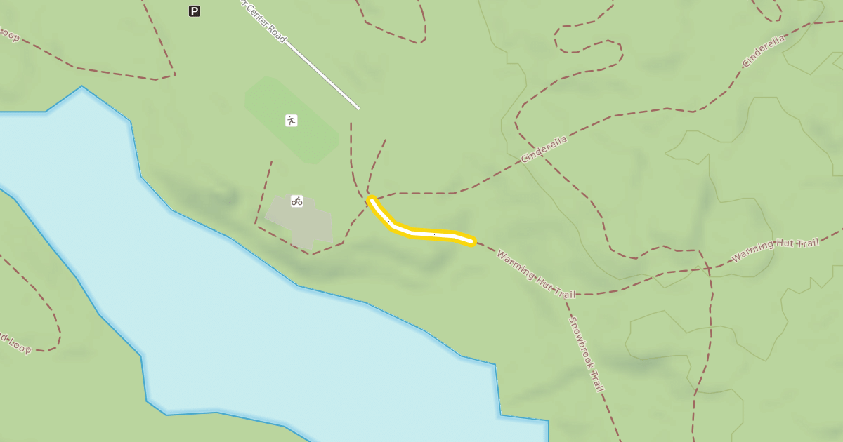 Map preview of Warming Hut Trail