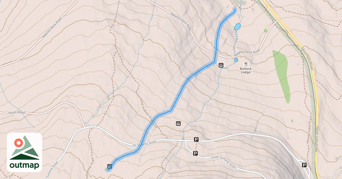 Map of Hitchcock Trail