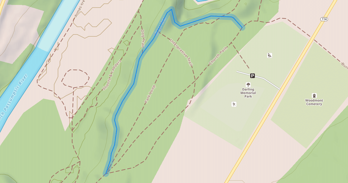 Map preview of Ridge Run