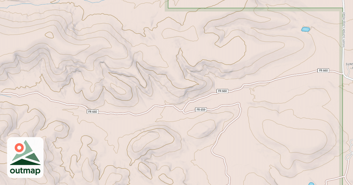 Map of W. ASH CREEK