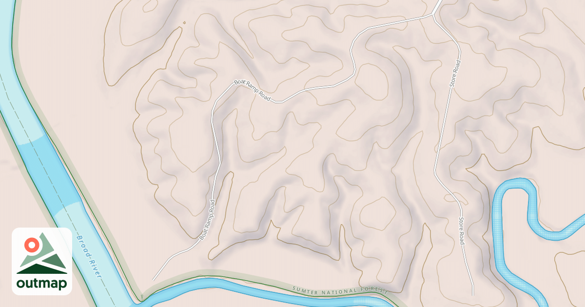Map of SANDY RIVER BOAT RAMP