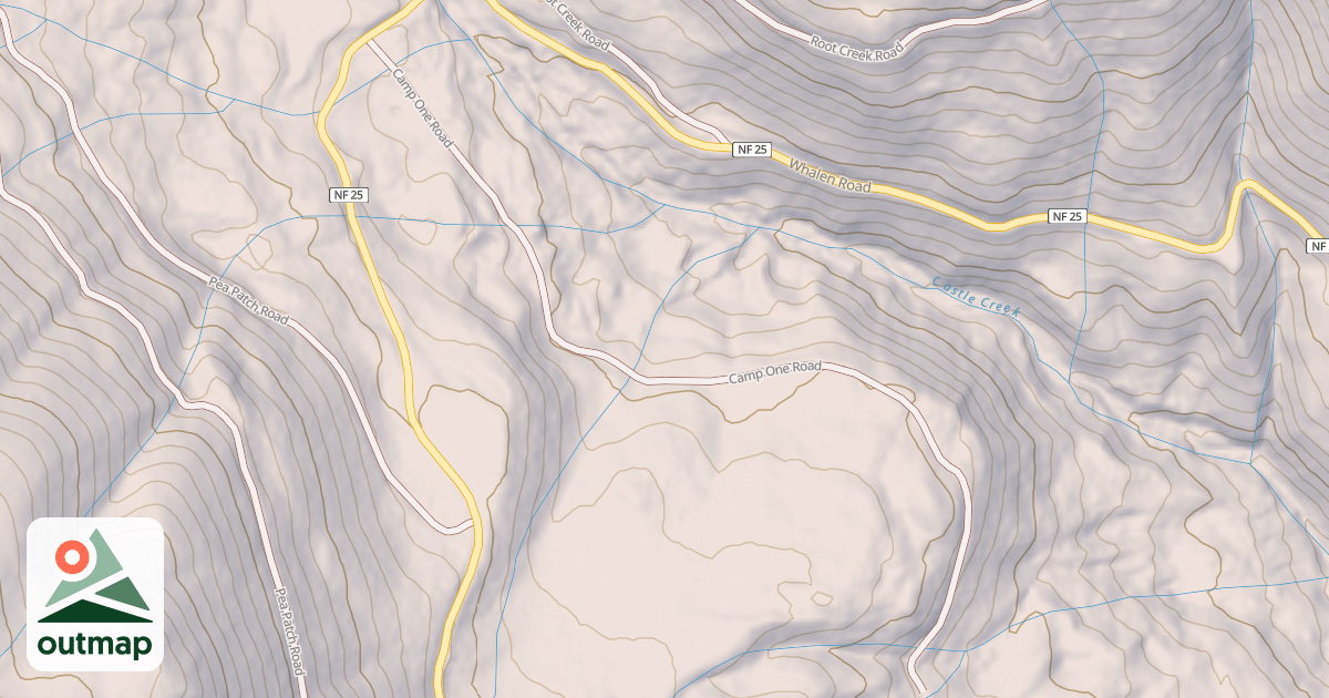 Map of CAMP ONE
