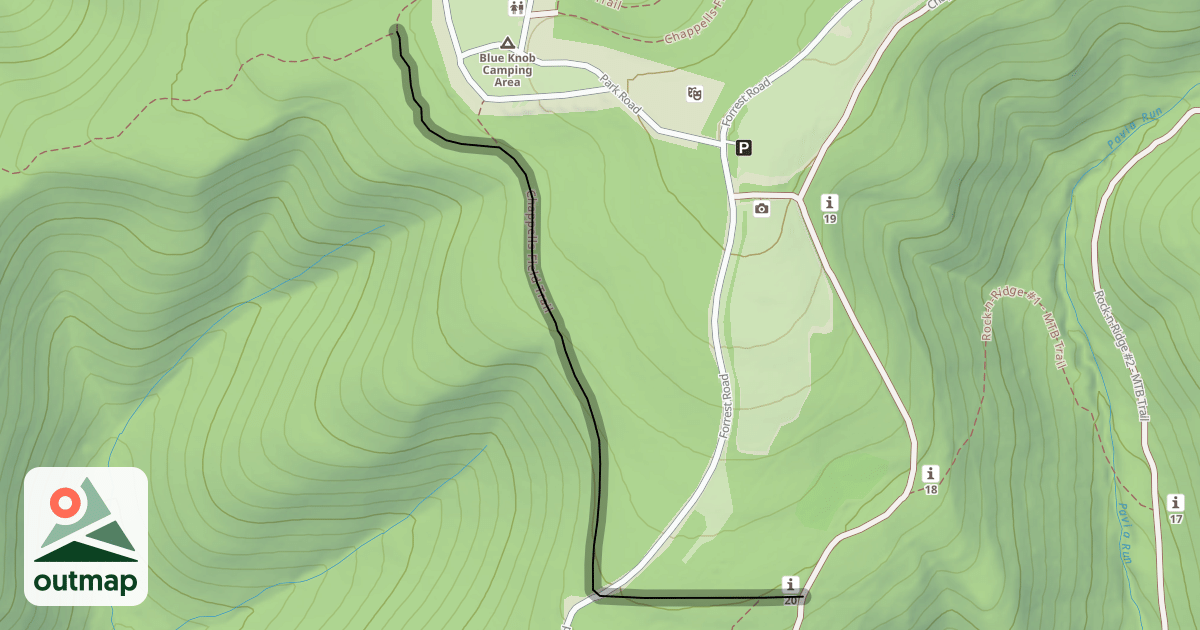 Map of Chappells Field Trail