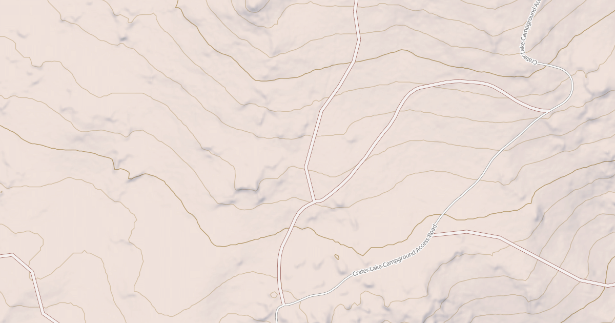 Map preview of CRATER LAKE MTN SPUR