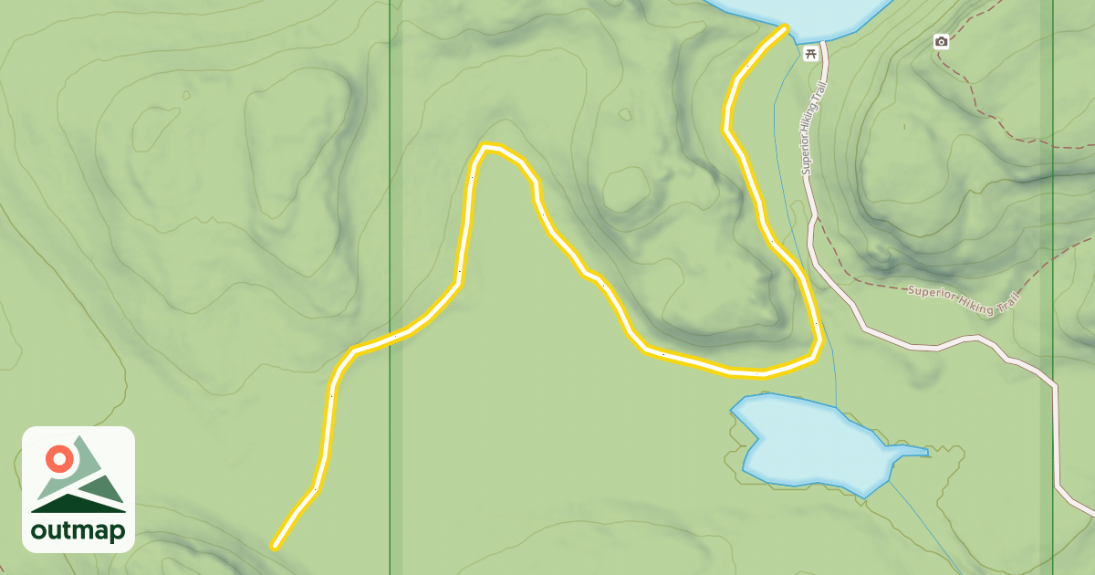 Map of Northwoods Ski Trails