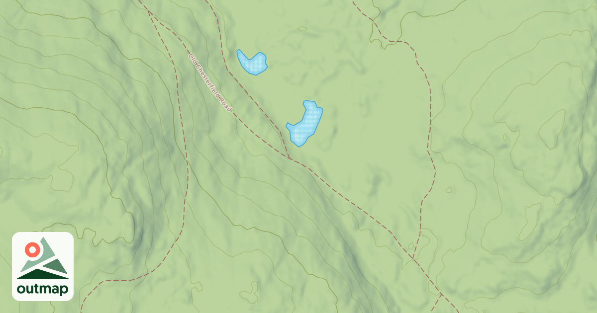 Map of Old Chesterfield Road