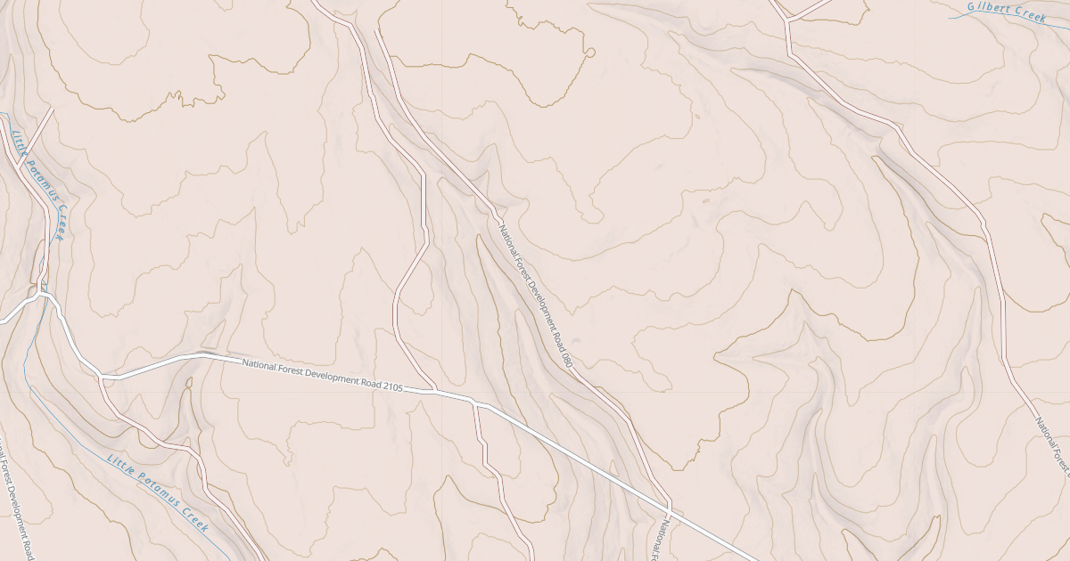 Map preview of USFS National Forest System Roads {F592681F-5D74-4FC3-A2BA-7CAFED0C1CBA}