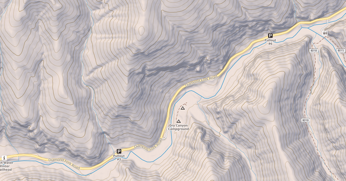 Map preview of DIAMOND FORK