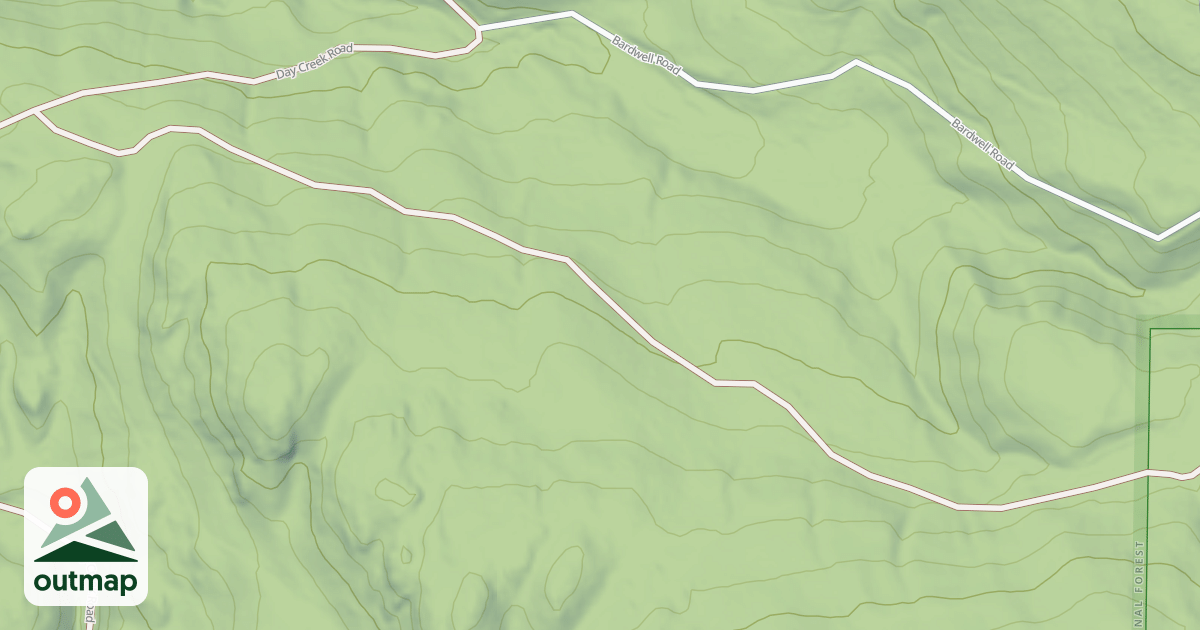 Map of USFS Motor Vehicle Use Map Roads {5A361AAC-1898-41DB-9F70-F777DA3F40F2}
