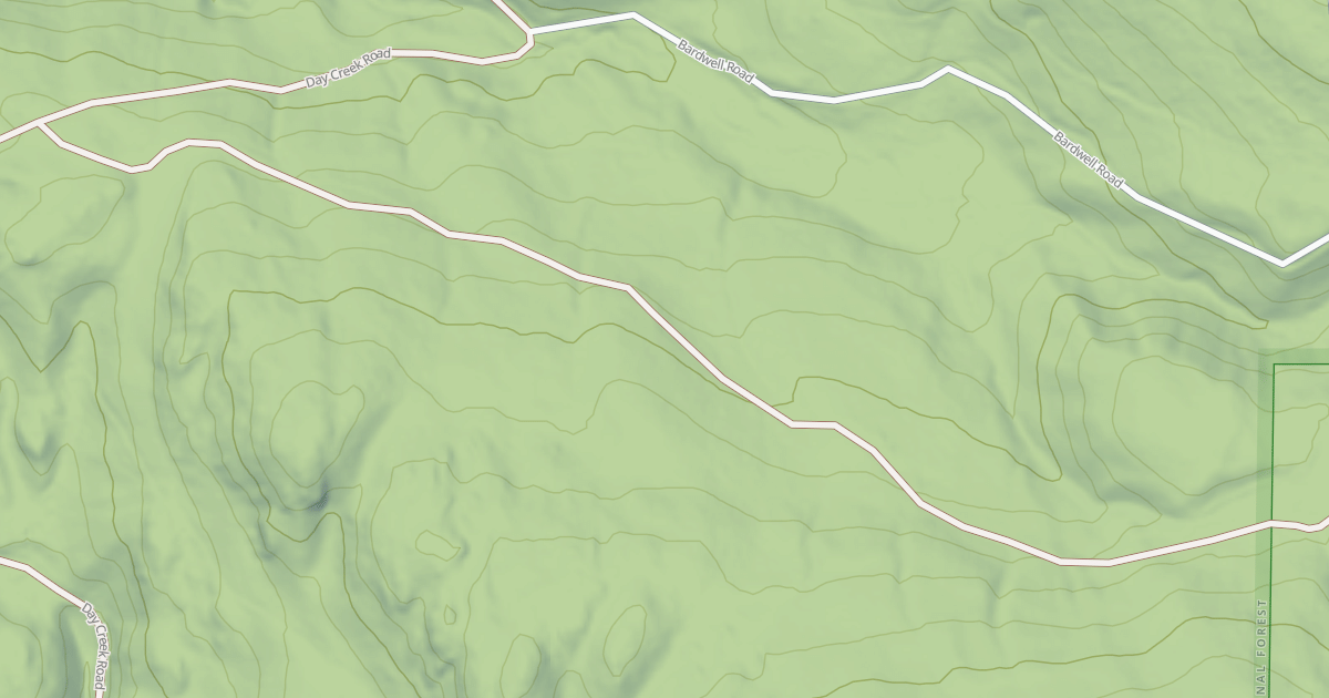Map preview of USFS Motor Vehicle Use Map Roads {5A361AAC-1898-41DB-9F70-F777DA3F40F2}