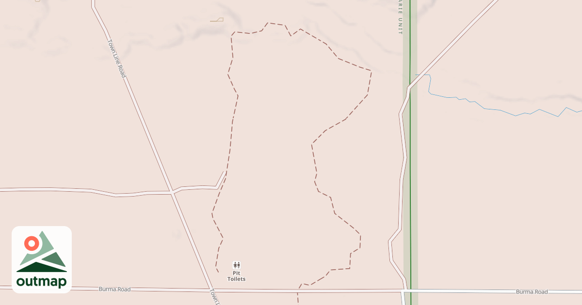 Map of Brevort-trout Lake Motorcycle Trail
