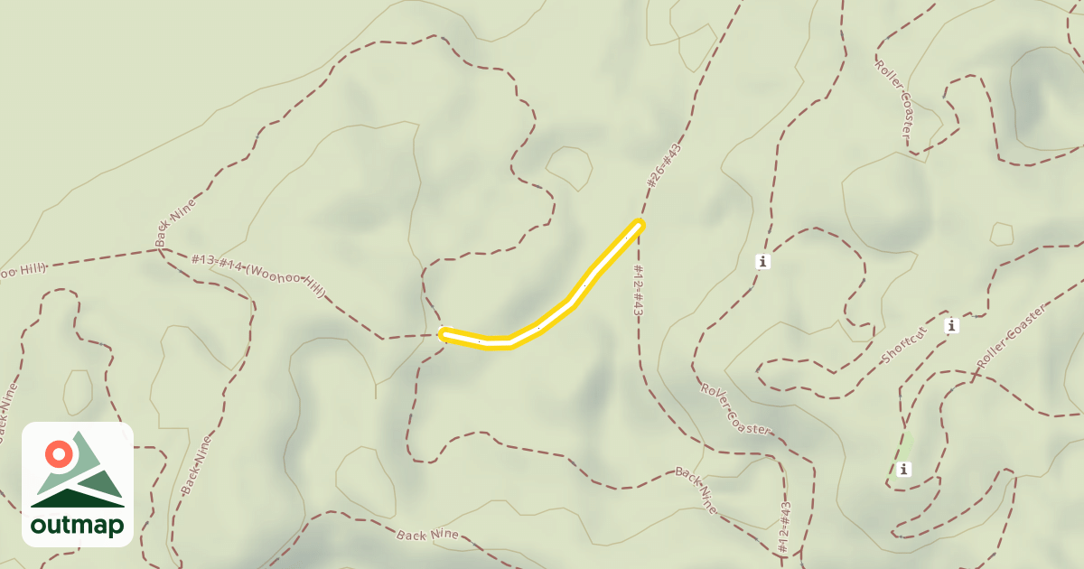 Map of #13-#43 (Woohoo Hill)