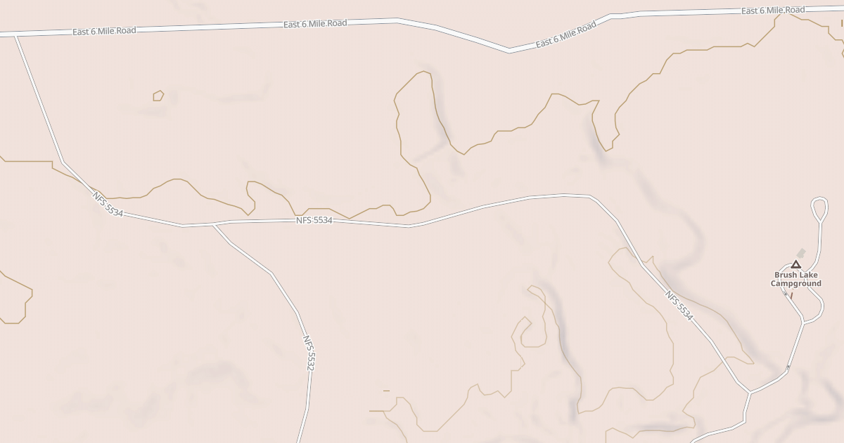 Map preview of BRUSH LAKE WEST