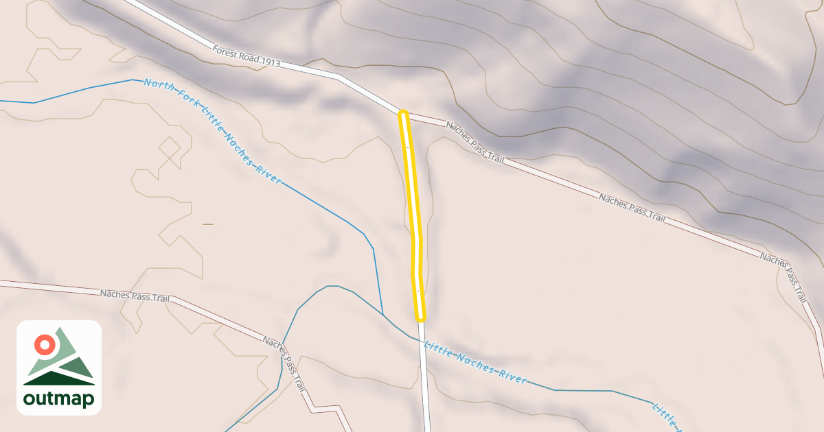 Map of Forest Road 1913