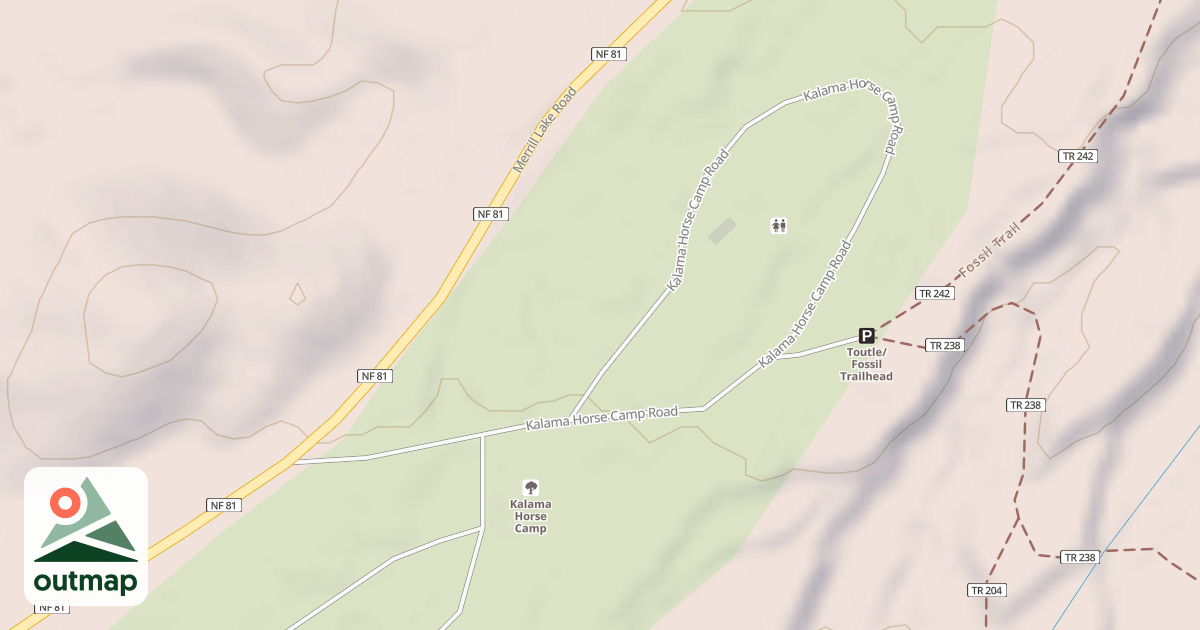 Map of KALAMA HORSE CAMP